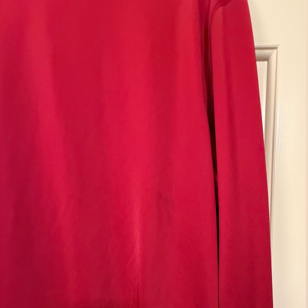 Tommy Hilfiger Vintage Red Lightweight Track Jacket with Navy Trim - Picture 6 of 8